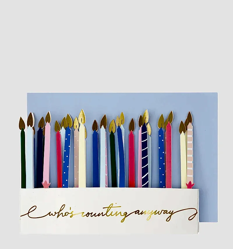 Candle Birthday Card