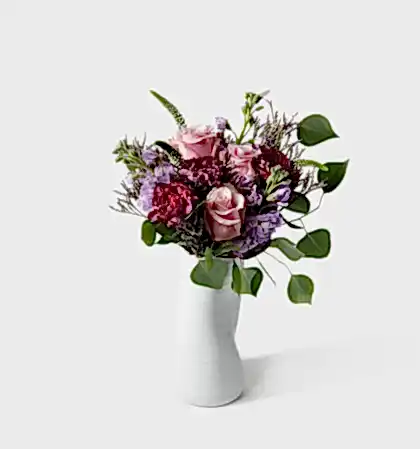 The Dusk with White Tegan Vase
